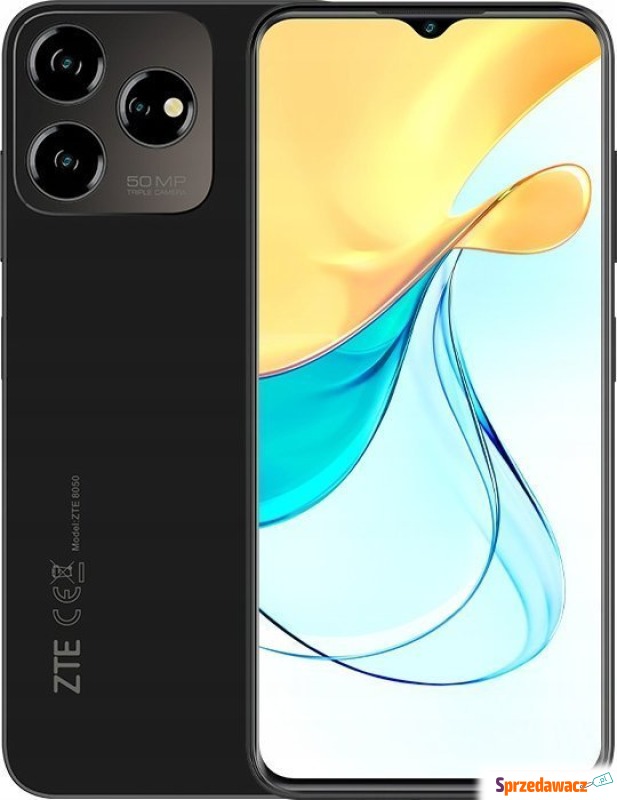 Smartfon ZTE Blade V50 Design 5G 8/128GB Czarny... - Telefony komórkowe - Łódź