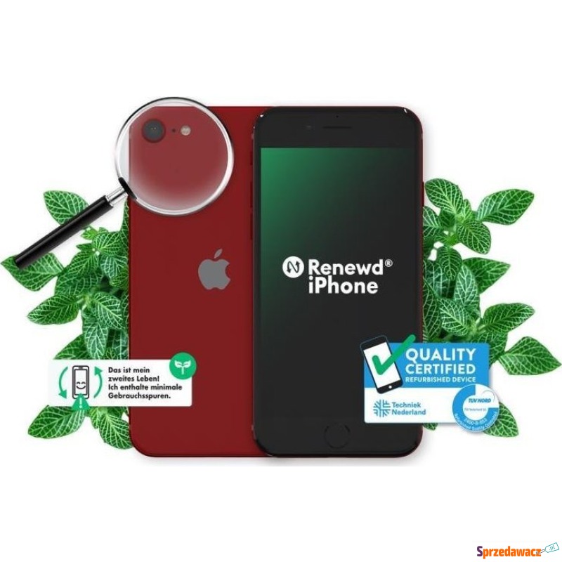 Smartfon Apple MOBILE PHONE IPHONE SE 2022/RED... - Telefony komórkowe - Nysa