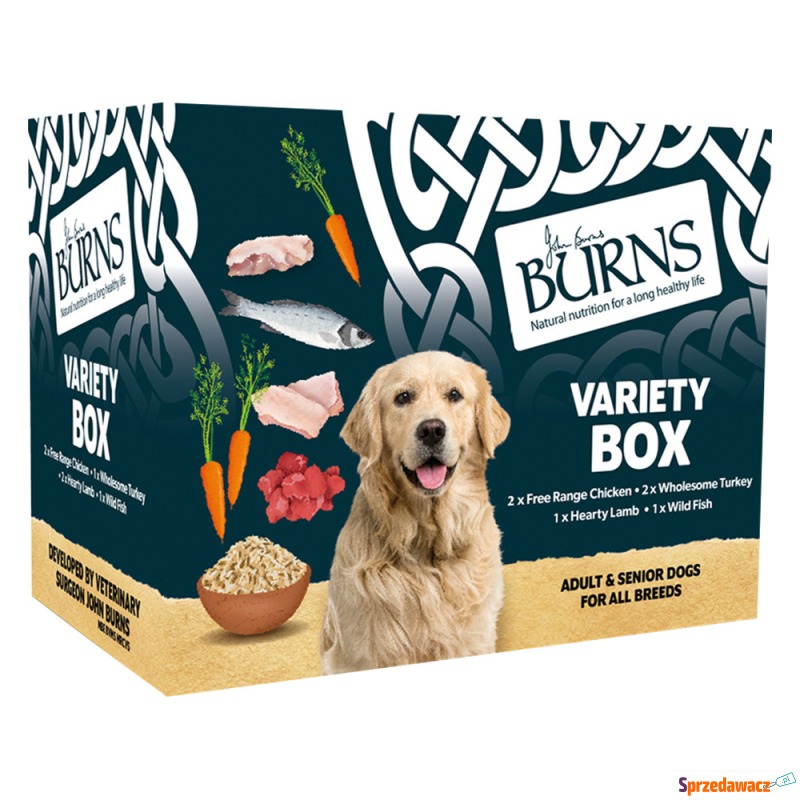 Burns Variety Box, mokra karma dla psa - 6 x 395... - Karmy dla psów - Namysłów
