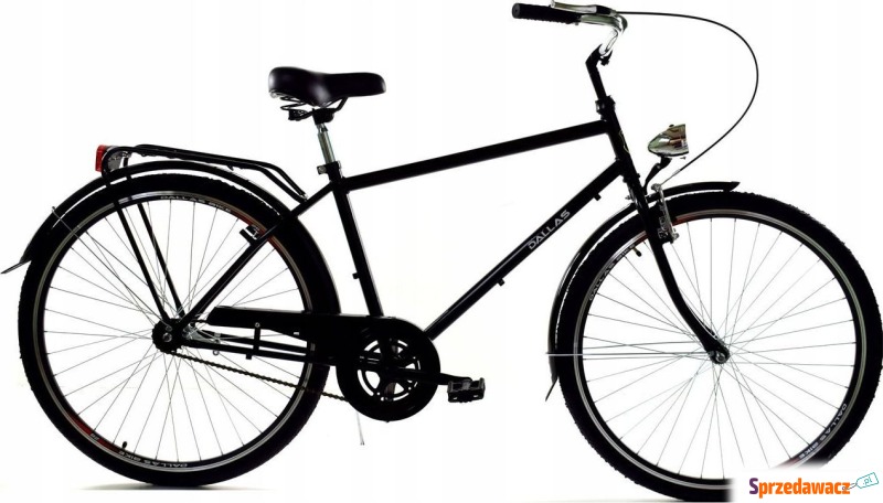 Dallas Bike Rower Dallas City 28" 1spd Men - czarny - Rowery miejskie - Tychy