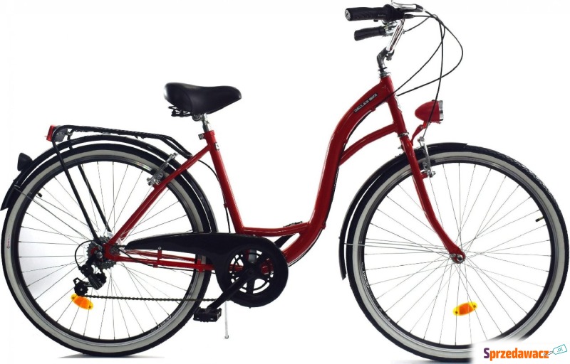 Dallas Bike Rower Dallas City 26" 7spd - czerwony... - Rowery miejskie - Stalowa Wola