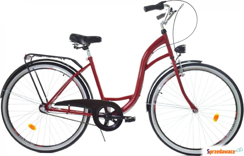 Dallas Bike Rower Dallas City 26" 3spd - czerwony... - Rowery miejskie - Bytom