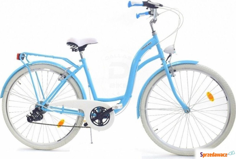 Dallas Bike Rower Dallas City 28" 7spd - niebieski... - Rowery miejskie - Czarne