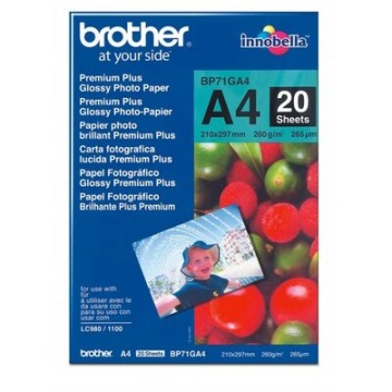 Brother Papier/Photo Glossy A4 20sh 260g/m2