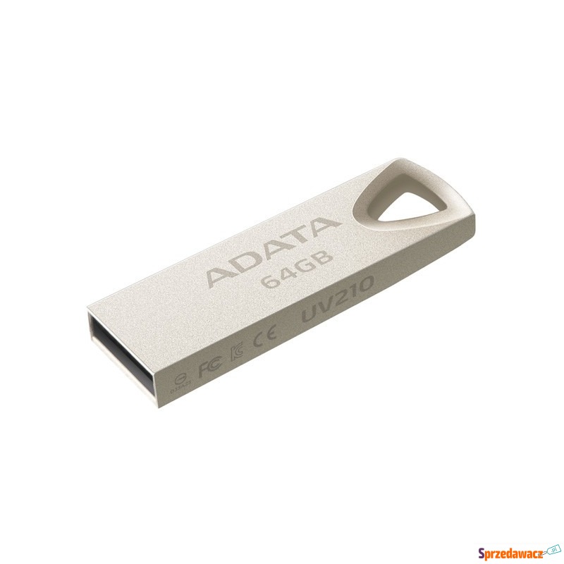 ADATA UV210 64GB USB 2.0 Metallic Aluminium - Pamięć flash (Pendrive) - Zgierz