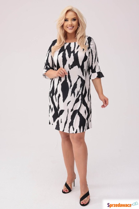 Sukienka Savannah - wzór zebry PLUS SIZE XXL... - Sukienki - Przemyśl