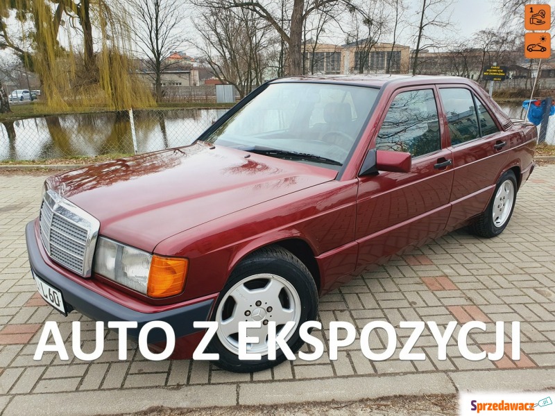 Mercedes W201 - 190E 1.8i Oryginał Bezwypadkowy... - Samochody osobowe - Zielona Łąka