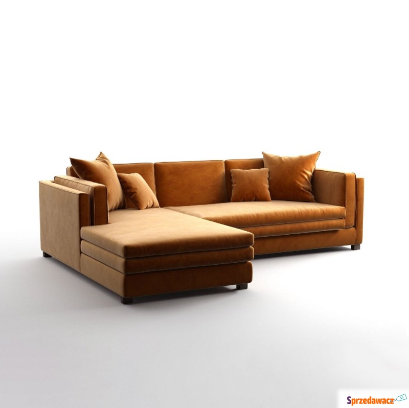 Duża Sofa Narożna Liamos 270x190-105x78cm - O... - Sofy, fotele, komplety... - Białystok