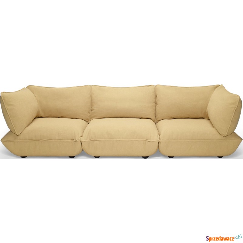 Sofa Sumo duża miodowa - Sofy, fotele, komplety... - Trzebiatów