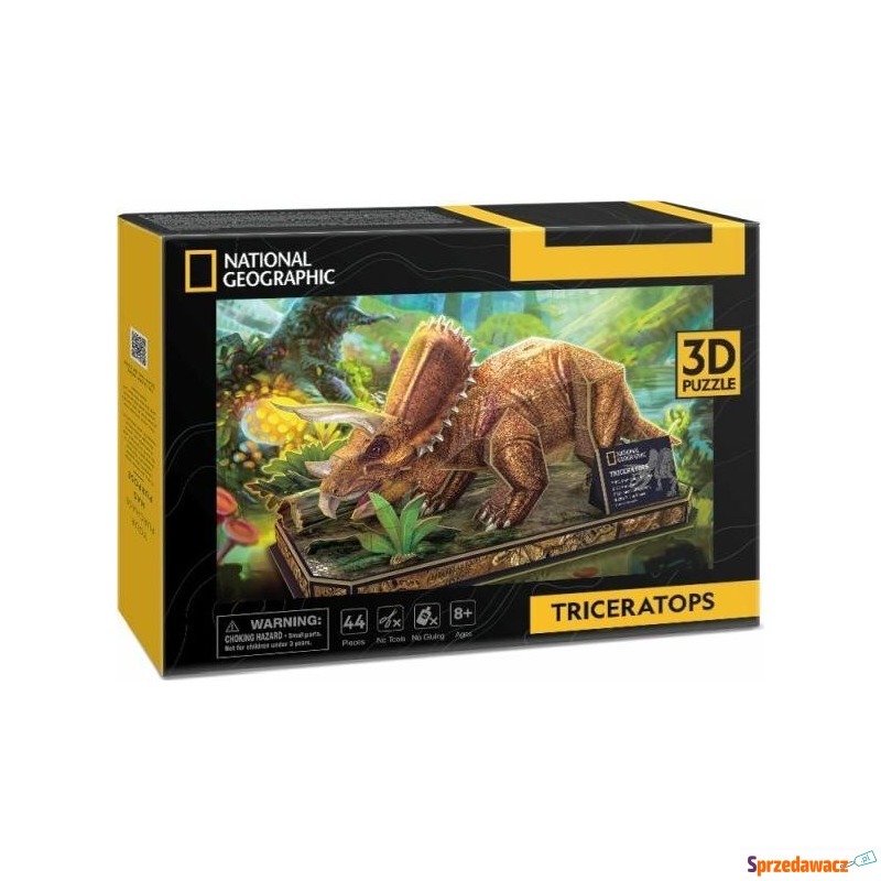 Puzzle Cubic Fun 3D Triceratops National Geog... - Puzzle - Mysłowice