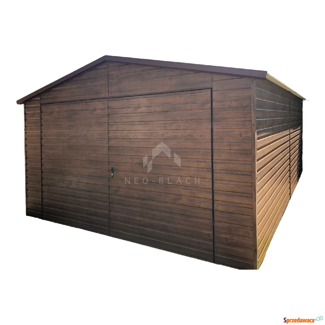 Garaż Blaszany 4x6m Brama Dwus...