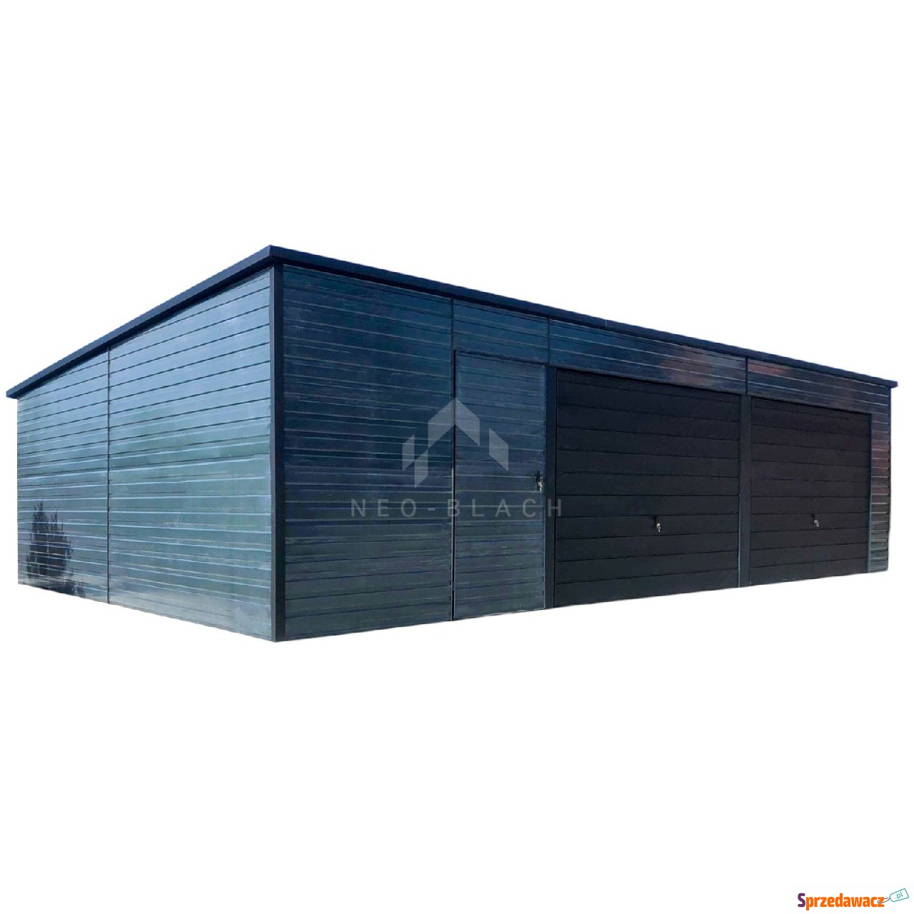 Garaz Blaszany 7x6m - 2x Brama...