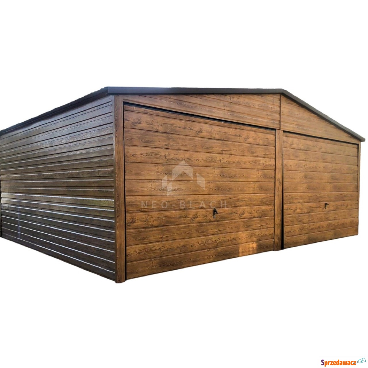 Garaż Blaszany 6x6m - 2x Brama...