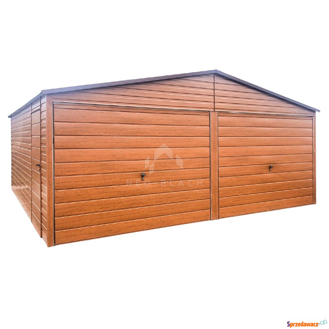 Garaż Blaszany 6x6m - 2x Brama...
