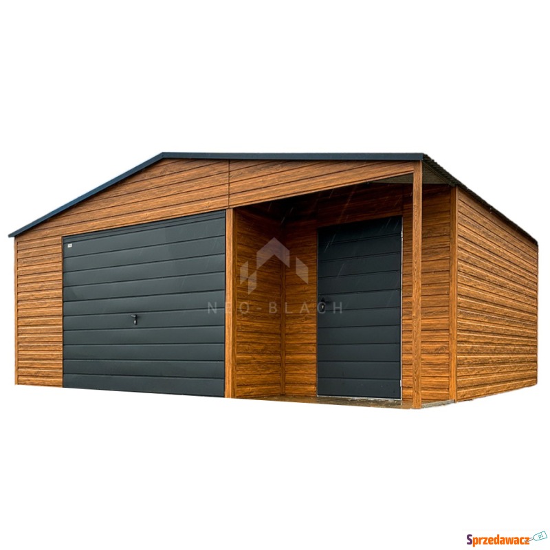 Garaż Blaszany 8x5m + Wnęka 1x2...