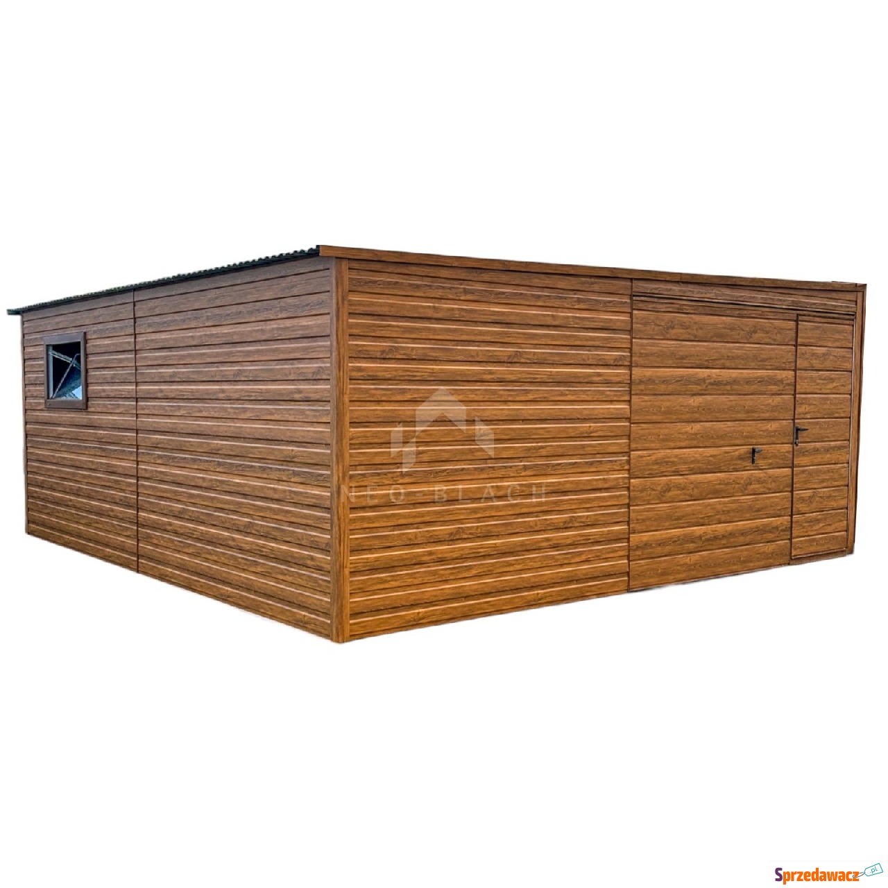 Garaż Blaszany 6x6m Brama Uchylna...