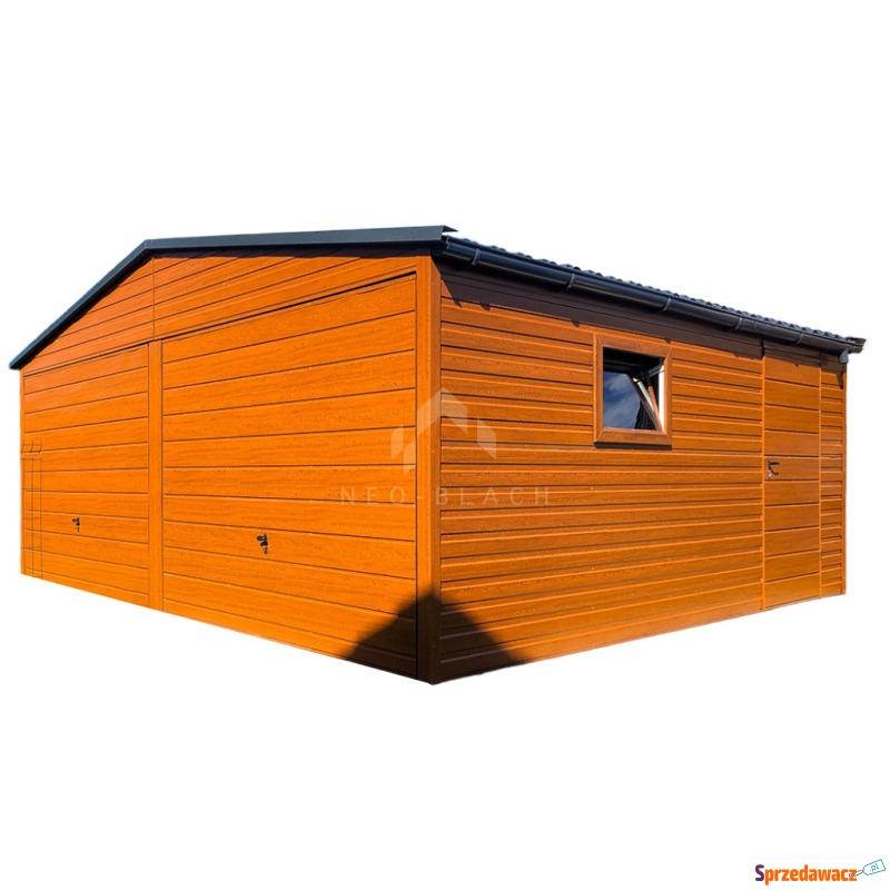 Garaż Blaszany 6x5m - 2x Brama...