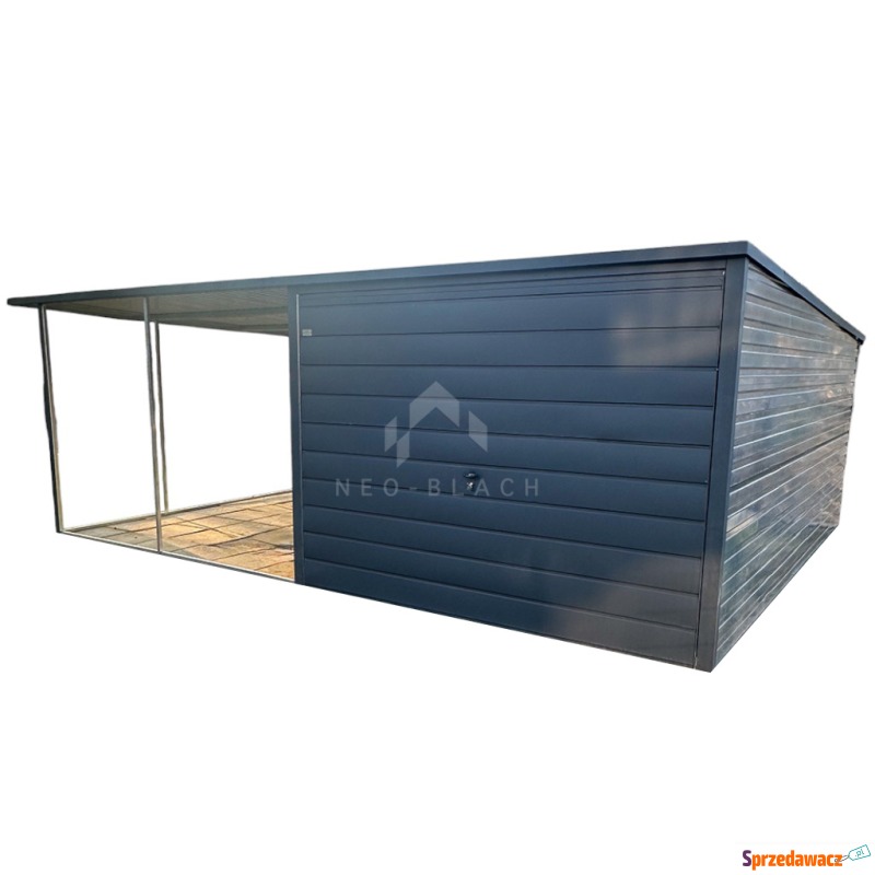 Garaż Blaszany 3x6m + Wiata -...