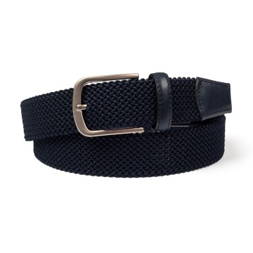 Pasek granatowy navy elastic casual  100