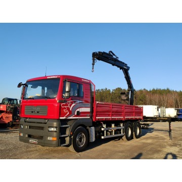 MAN Man 26.440 6x4 HDS HIAB 166 B-3 DUO Wywrotka Meiller 2-stronna - Skrzynia Nowe Opony Super Stan 