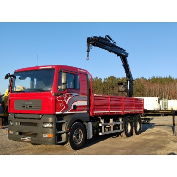 MAN Man 26.440 6x4 HDS HIAB 166 B-3 DUO Wywrotka Meiller 2-stronna - Skrzynia Nowe Opony Super Stan 