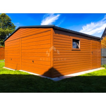 Garaż Blaszany 6x5m - 2x Brama Uchylna 2x Okno... - Garaże i wiaty - Drawsko Pomorskie - zdjęcie 5