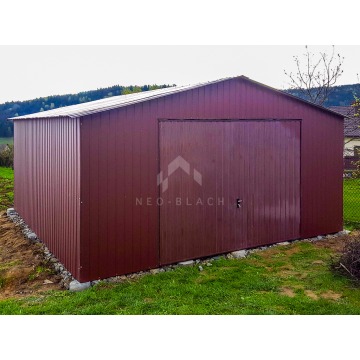 Blaszak - Garaż Blaszany 6x6m - Brama Uchylna... - Garaże i wiaty - Iława - zdjęcie 2