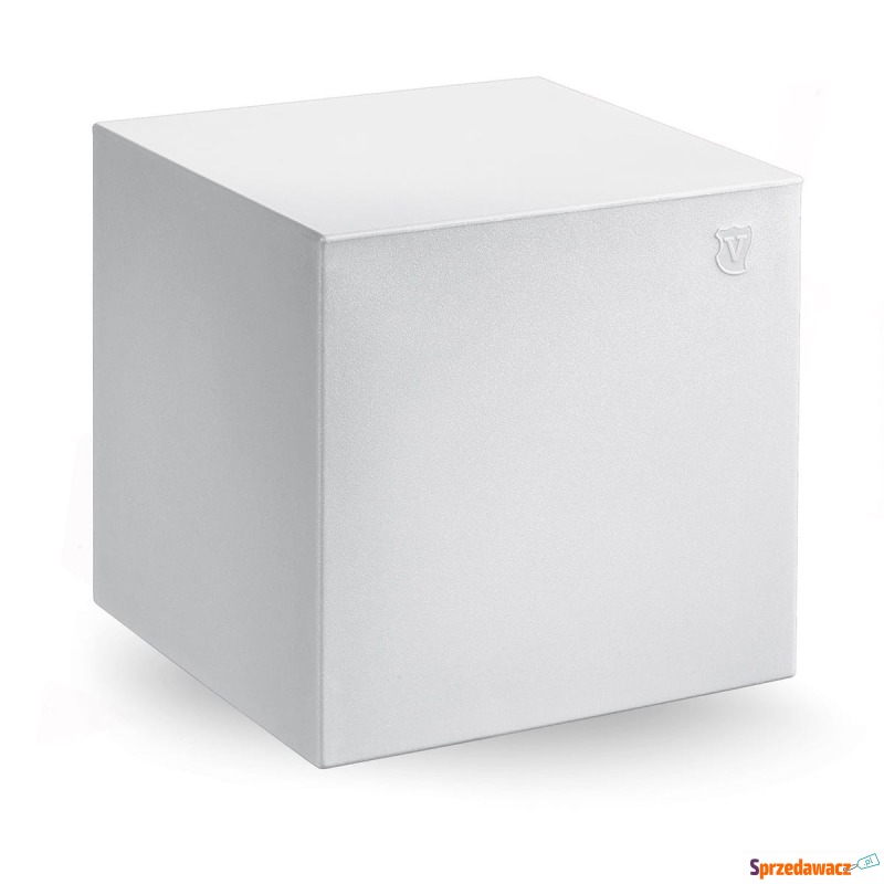 Pufa Cube 45x45 cm biała - Lyxo Design - Sofy, fotele, komplety... - Zielona Góra