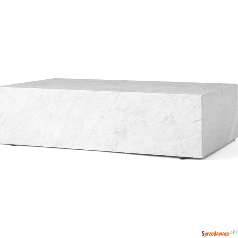 Postument marmurowy Menu niski biały marmur - Stoły, stoliki, ławy - Bielsko-Biała