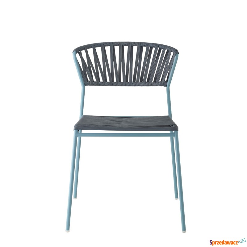 Krzesło Lisa Club - niebieska rama - Krzesła kuchenne - Gliwice