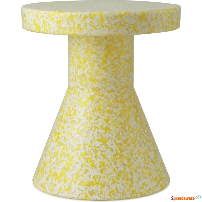 Stołek-Stolik Bit Cone żółty - Stoły, stoliki, ławy - Rawicz