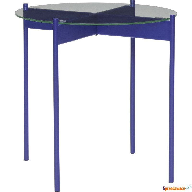 Stolik boczny Beam 45 cm niebieski - Stoły, stoliki, ławy - Przemyśl