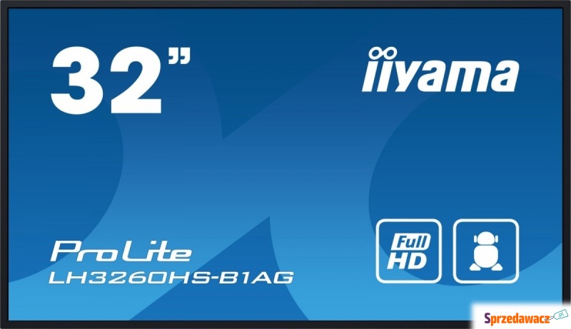 IIYAMA Monitor wielkoformatowy 31.5 cala LH32... - Monitory LCD i LED - Gdynia