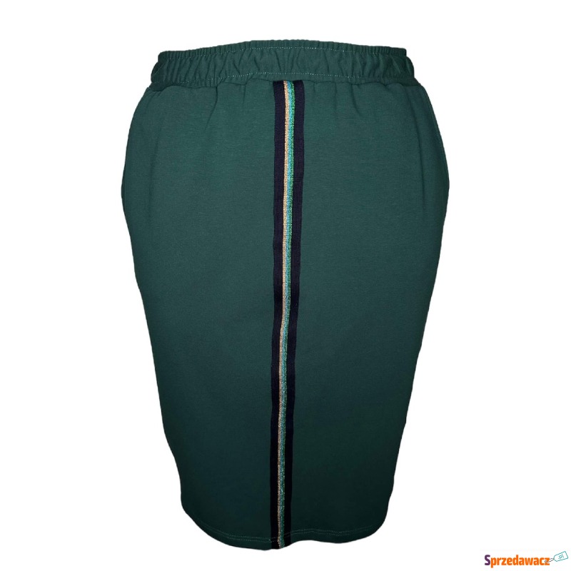 Zielona dresowa spódnica Bea na gumce OSTATNIE... - Spódnice - Koło