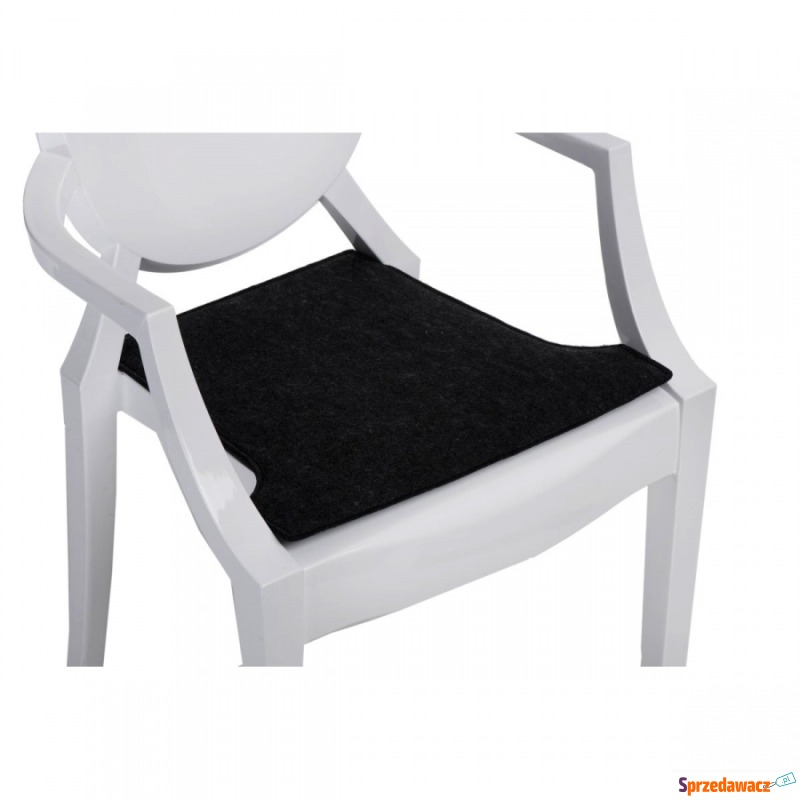 Poduszka na krzesło Royal szara ciemna - Poduszki - Knurów