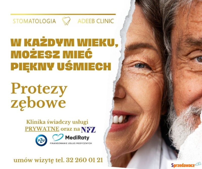 Protezy Zębowe   Adeeb Clinic Dąbrowa Górnicza... - Higiena jamy ustnej - Dąbrowa Górnicza