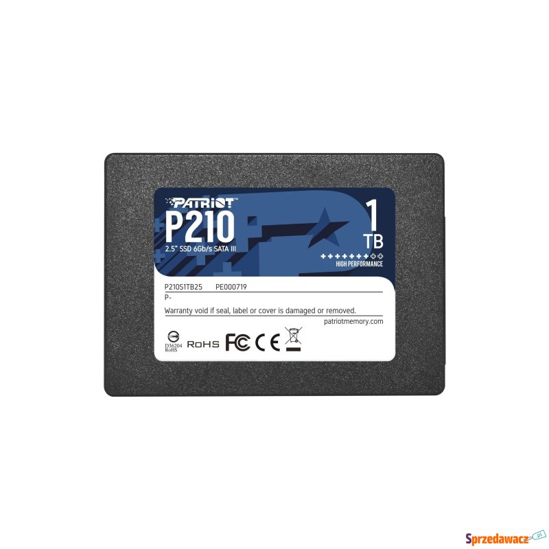 SSD Patriot P210 1TB SATA3 2.5 - Dyski twarde - Gliwice