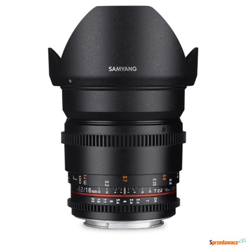 Stałoogniskowy Samyang 16mm T2.2 Nikon VDSLR - Obiektywy, tuleje, p... - Leszno