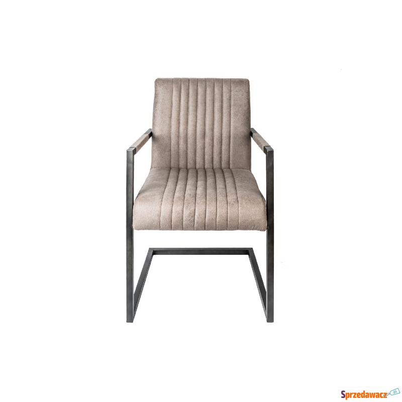 Krzesło New York brązowy z podłokietnikiem Invicta - Krzesła kuchenne - Białystok