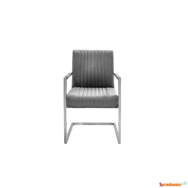 Krzesło New York szary z podłokietnikiem Invicta - Krzesła kuchenne - Konin
