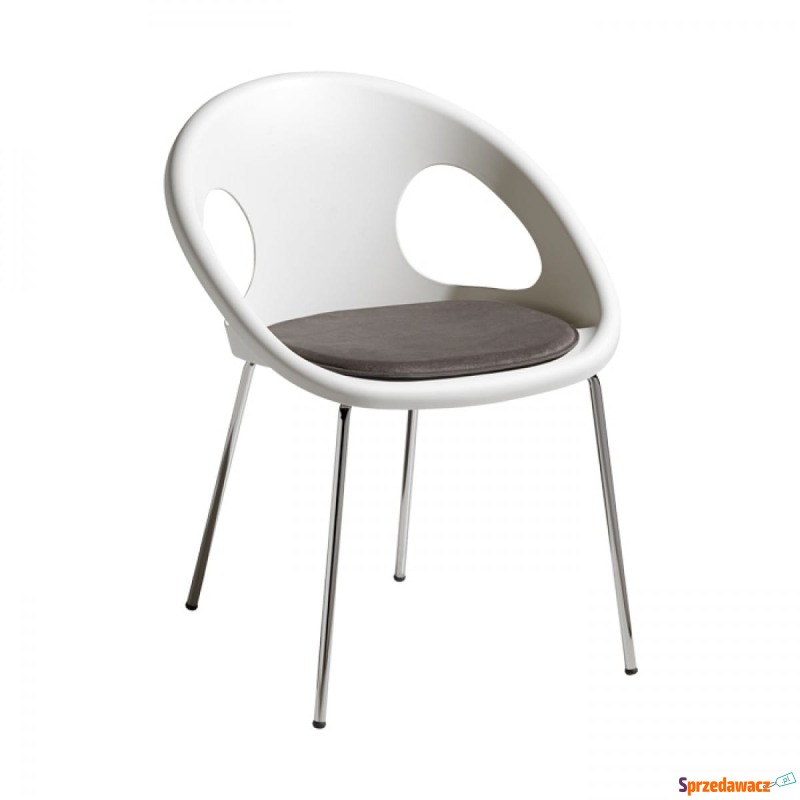 Krzesło Drop - chromowana rama - Krzesła kuchenne - Sopot