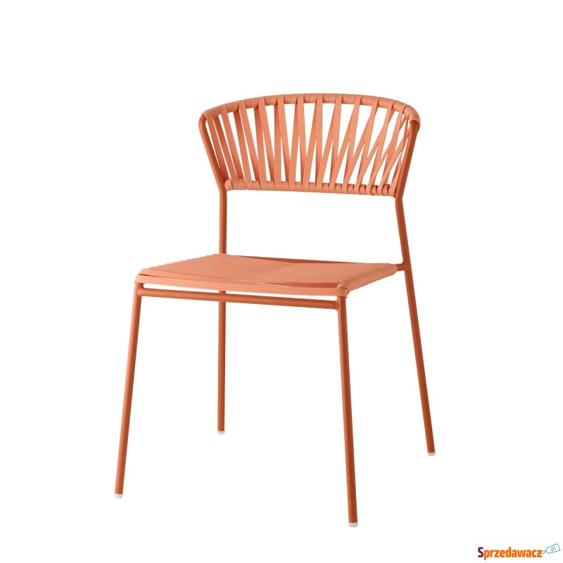 Krzesło Lisa Club - rama terracotta - Krzesła kuchenne - Słupsk