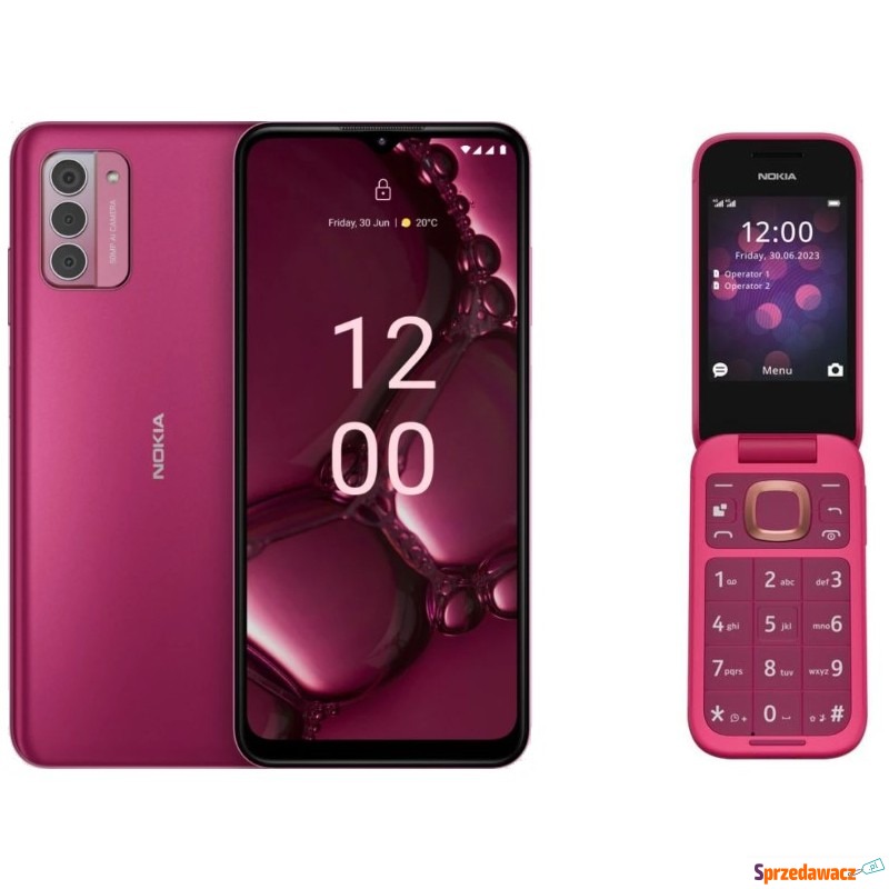 Smartfon Nokia G42 5G 6/128GB Różowy + Nokia... - Telefony komórkowe - Zgierz