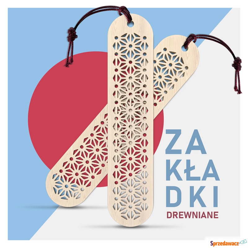 Drewniane zakładki do książki -...