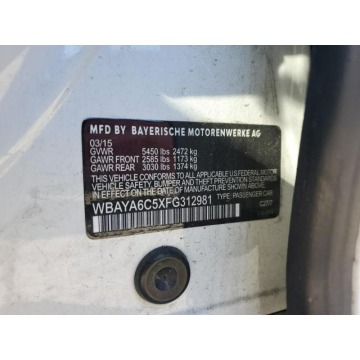 BMW Seria 7  Sedan/Limuzyna 2015,  3.0 benzyna, automat - Na sprzedaż za 8 979,00 zł - Katowice - zdjęcie 12