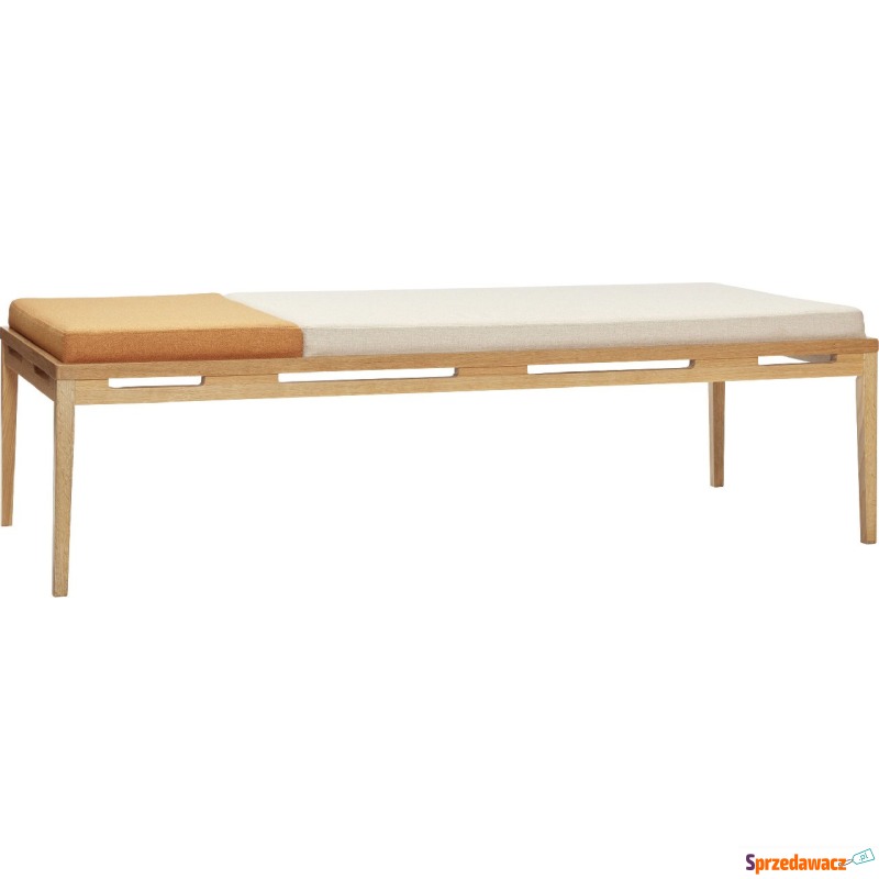 Leżanka Amber 180 cm pomarańczowo-beżowa - Sofy, fotele, komplety... - Żelice
