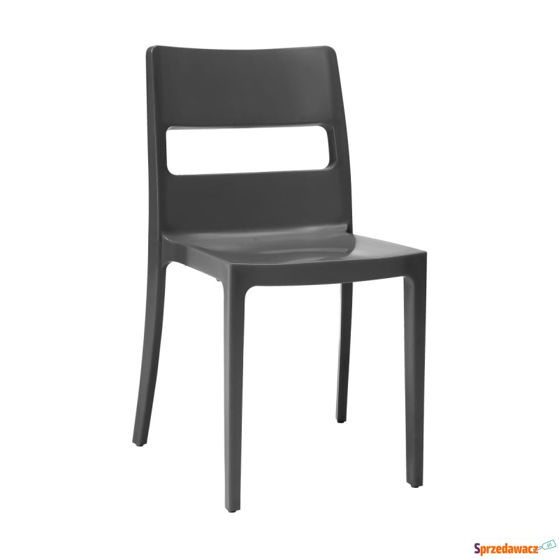 Krzesło Sai - antracyt - Krzesła kuchenne - Tarnobrzeg