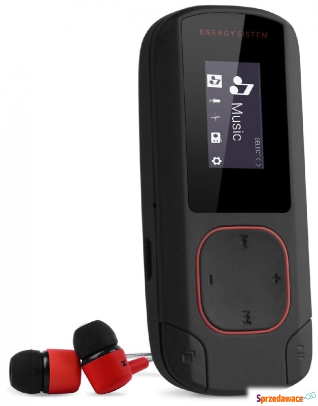 Energy Sistem MP3 Clip Bluetooth 8GB koralowy - Przenośne odtwarzacze... - Zielona Góra