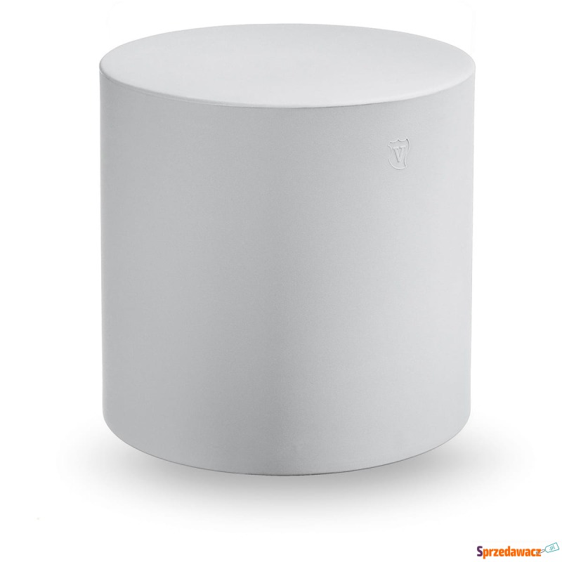 Pufa Cylinder biała - Lyxo Design - Sofy, fotele, komplety... - Bytom