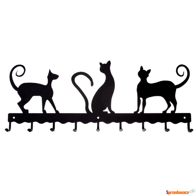 Wieszak 3 koty czarny - Wieszaki - Jelenia Góra